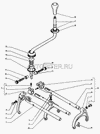 Фото Шток включения 1 передачи и з/х с вилкой ГАЗ 3309 Газ 33091702023 Газ