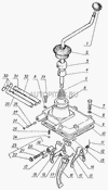 Фото ШТОК ПЕРЕКЛЮЧЕНИЯ (1-2-й) ПЕРЕДАЧИ Г-53 "Оригинал" (53 1702060-10 (Н)) Газ 53170206010 Газ