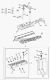 Фото Прокладка крышки ГБЦ ТАТА 613 Е2 Tata 252501155322 Tata