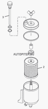 Фото Фильтр ГУР ТАТА 613 Е2 Е3 (257344400128) Tata 257344400128 Tata