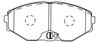 Фото Колодки NISSAN Maxima V  -03   ( D1060-3Y690 ) Gbs GC01151DM Gbs
