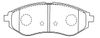 Фото Колодки тормозные дисковые, передние Gbs GC12004D Gbs