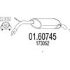 Фото tЕ‚umik koЕ„cowy P407 1,6HDI Mts 0160745 Mts