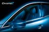 Фото Дефлекторы окон хром NISSAN X-TRAIL III (T32) 2014-, 4 шт., ветровики CHROMEX / Ниссан Х Трейл Autofamily CHROMEX63002 Autofamily