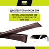 Фото Дефлекторы боковых окон Toyota Land Cruiser 200 2007-21/LX570, 2008-, 4ч., темный / Тойота Ленд крузер Autofamily NLDSTOLCR0732 Autofamily