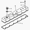 Фото Прокладка клапанной крышки Cummins 6CT Cummins 3905449 Cummins