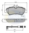 Фото КОЛОДКИ MER COMMERCIAL SPRINTER 06-/VW COMMERCIAL CRAFTER VAN 06- Comline CBP21556 Comline