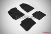 Фото Коврики 3D в салон (ворсовые) Kia Rio 2011- Hyundai Solaris цвет черный Seintex 83436 Seintex