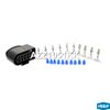 Фото Разъем (8pin) 8 контактов блок фар Krauf AZZ1051KK Krauf