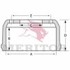 Фото Барабан тормозной BPW полуприцепа (420х180х226) MERITOR Meritor MBD1034 Meritor