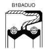 Фото Сальник раздаточной коробки 105x130x10x14 FPM B1BAVIDUO Corteco 01029600B Corteco