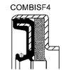 Фото Сальник коленвала (65x85/85x13/17) GOLDONI Corteco 12011992B Corteco