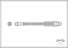 Фото Шланг тормозной AUDI 100/A6 90-97 передн.(270мм) Corteco 19020443 Corteco