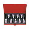 Фото Набор торцевых насадок 1/2, Torx, Т20-Т60 мм, L = 80 мм, 9 предметов King Tony 4119PR King Tony