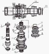 Фото Вал КПП вторичный Lifan Solano 1.6 (620) Lifan LF481Q11701106A Lifan