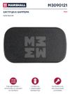 Фото ЗАГЛУШКА В БАМПЕРЕ ОВАЛЬНАЯ СЕРЫЙ ПЛАСТИ Marshall M3090121 Marshall