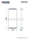 Фото Радиатор охл. двигателя CAT 245-9359 (алюм.) (M4981085) Marshall M4981085 Marshall
