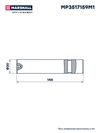 Фото ПАЛЕЦ КОВША  30X145  ДЛЯ ЭКСКАВАТОРА ПОГРУЗЧИКА TEREX 820  860  970  M Marshall MP3517159M1 Marshall