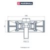 Фото ролик натяжной ремня помпы!\ Hyundai Sonata/S Marshall MS4998 Marshall