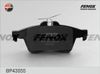 Фото Комплект тормозных колодок задних, дисковый тормоз FENOX BP43055 Fenox BP43055 Fenox