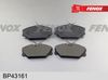 Фото Колодки тормозные передние комплект Fenox BP43161 Fenox