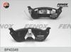 Фото Колодки тормозные MECEDES W6 ML 0-500 98-05 задние Fenox BP43349 Fenox