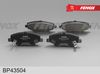 Фото Колодки тормозные Chery A3 (M11) 08-, Tiggo 05-, Tiggo 3 07- передние FENOX Fenox BP43504 Fenox
