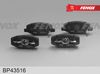 Фото Колодки тормозные дисковые Chery Indis 11-16 Fenox BP43516 Fenox