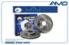 Фото ДИСК ПЕРЕДНЕГО ТОРМОЗА (1 ШТ.) 51712-0U000/AMD.SPORT.BD5267 (ПЕРФОРИРОВАННЫЙ С AMD AMDSPORTBD5267 AMD