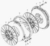 Фото Диск сцепления ведомый (16) 16-1601130 Камаз 171601130 Камаз
