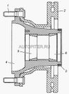 Фото Ступица колеса КАМАЗ передняя 4308-3103015 Камаз 43083103015 Камаз