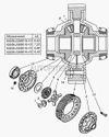 Фото Чашки МКД (к-т) 4310 редуктора переднего моста / ПАО КамАЗ 4310-2303016 Камаз 43102303016 Камаз