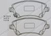 Фото КОЛОДКИ ТОРМОЗНЫЕ ДИСКОВЫЕ ПЕРЕДНИЕ TOYOTA COROLLA/FIELDER 120 Amiwa WD2224S Amiwa