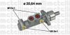 Фото Главный тормозной цилиндрFiat Punto 1.2, 1.8, 1.9 1999- Metelli 050289 Metelli