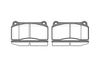 Фото 983 00 колодки дисковые п.\ Jaguar XJR 4.0i 97> Remsa 098300 Remsa