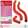 Фото Патрубки радиатора ВАЗ 2110-2112 с 2004 г, силикон ROSTECO Rosteco 20935 Rosteco