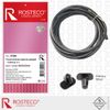 Фото Комплект уплотнителей порогов дверей+клипсы EPDM Rosteco 21984 Rosteco