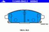 Фото Колодки тормозные дисковые передн, NISSAN: X-TRAIL 2.0/2.0 4x4/2.2 DCi/2.2 DCi FWD/2.2 Di 4x4/2.2 dCi/2.2 dCi 4x4/2.5 4x4 01- Ate 13046058422 Ate