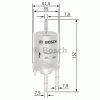 Фото БЕНЗИНОВЫЙ ТОПЛИВНЫЙ ФИЛЬТР F5925 Bosch 0450905925 Bosch