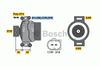 Фото Генератор (14V, 200A) MERCEDES VIANO (W639), VITO / MIXTO (W639), VITO (W63 Bosch 0986047490 Bosch