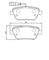 Фото Колодки тормозные дисковые передн ALFA ROMEO: Bosch 0986424597 Bosch