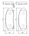 Фото BOSCH 0 Тормозные колодки Bosch 0986424722 Bosch