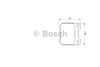 Фото Колодки тормозные OPEL OMEGA A/B VECTRA B/SAAB 900 93-98/9-3 98-03/9-5 задние Bosch 0986424754 Bosch