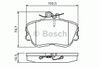 Фото КОЛОДКИ ТОРМОЗНЫЕ MERCEDES W202 93 00 ПЕРЕДНИЕ Bosch 0986460977 Bosch