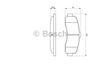 Фото Колодки тормозные BOSCH 0986461122 Bosch 0986461122 Bosch