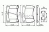 Фото Комплект тормозных колодок Комплект тормозных колодок передн , KIA RIO I Bosch 0986461141 Bosch