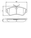 Фото Колодки тормозные BOSCH 0 986 461 147 Bosch 0986461147 Bosch