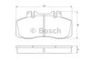 Фото КОЛОДКИ ТОРМОЗНЫЕ MERCEDES BENZ W163 98 05 W220 98 05 W129 ПЕР Bosch 0986468350 Bosch