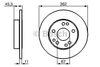 Фото Диск тормозной (Тормозной диск) Bosch 0986478114 Bosch