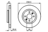 Фото Диск торм. для а/м Лада Largus (12-) без ABS/Renault Logan (07-) перед. d=259 Bosch 0986478124 Bosch